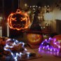 Halloween Decorations,3 Pack of Orange Pumpkin,White Ghost and Purple Bat Hallow