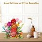 1151 Pcs Flower Bouquet Building Kit, Building Blocks Set Blossom Particle Flowe