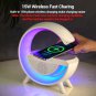 LED Ambient Lighting Night Light for Bedroom Rechargeable Bluetooth Speakers Tab