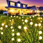 Solar Garden Lights, Solar Firefly Lights 4 Pack 40 Leds, Sway by Wind, Solar Sw