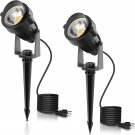 Landscape LED Lighting Outdoor, Spotlights 3000K Warm White, UL Listed, 2Pack