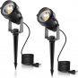 Landscape LED Lighting Outdoor, Spotlights 3000K Warm White, UL Listed, 2Pack