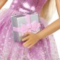 Barbie Happy Birthday Doll with Blonde Hair and Blue Eyes, Pink Glitter Party Dr