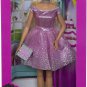 Barbie Happy Birthday Doll with Blonde Hair and Blue Eyes, Pink Glitter Party Dr