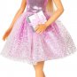 Barbie Happy Birthday Doll with Blonde Hair and Blue Eyes, Pink Glitter Party Dr