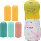 5 Pack Leak Proof Sleeves for Travel Container, Toiletry Covers for Leak Proofin