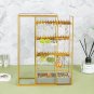 Glass Earring Holder Organizer, Jewelry Organizer Earrings Holder with Hanging H