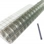 304 Stainless Steel Hardware Cloth Size: 19Gauge, 1Inchx1Inch Opening,16Inch(Wid