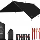 Grassman Camping Tarp, Hammock Rain Fly Ultralight and Waterproof Hammock Tarp 1