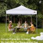 10X10 Canopy Replacement Top,Canopy Cover Only,Bonus 4 Pack Weight,(Beige)