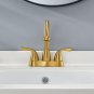 Lexdale Bathroom Sink Faucet Vanity Bathroom Faucet Brushed Gold Brass Lavatory