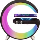 LED Night Light, Intelligent Atmosphere Lamp Bluetooth Speaker Wireless Charger