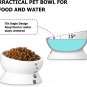 Elevated Cat Food Bowl, Raised Pet Food and Water Bowl, Cat and Small Dog Bowl,