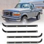 Front Inner & Outer Window Molding Sweep Felt Trim Seal Weatherstrip Kit Compati