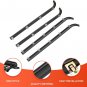 Front Inner & Outer Window Molding Sweep Felt Trim Seal Weatherstrip Kit Compati