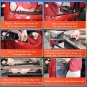 Front Inner & Outer Window Molding Sweep Felt Trim Seal Weatherstrip Kit Compati