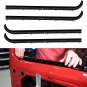 Front Inner & Outer Window Molding Sweep Felt Trim Seal Weatherstrip Kit Compati
