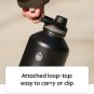 Double Wall Vacuum Insulated Stainless Steel Water Bottle with Two Lids, 40 Ounc