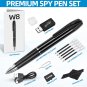 Hidden Camera, 1080P-Spy Camera, with 64GB SD Card, Mini Spy Camera, Spy Pen Ful