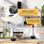 Fly Fans for Tables, Practical Fly Repellent Fan with Soft Blades, Soundless and