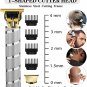 Professional Hair Clippers for Men, USB Rechargeable Cordless Clippers Hair Trim