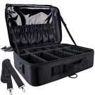 Travel Makeup Train Case Professional Makeup Case 16" Large Capacity Cosmetic Ca