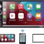 Double Din Car Stereo, Car Stereo with Bluetooth Compatible with Apple Carplay a