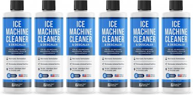 Ice Machine Cleaner (6 Pack/Case), Nickel Safe Descaler | Scale Remover, Univers