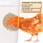 Chicken Feeders, DIY 6 Ports Feeders Kit, Not Waste and Leak, Automatic Gravity,