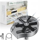 Glass Rinser Cup Washer for Sink, FONTOP 304 Stainless Steel Cup Cleaner Bottle