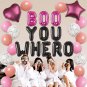 Boo You Whoee Balloon Banner - Mean Girls Theme Party Decoration, Pink Party Bal