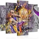 Kobe Bryant Wall Art, Basketball Player Canvas Wall Art ,Painting Sports Posters