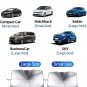 Car Windshield Sun Shade UV Rays and Heat Sun Visor Protector Foldable Reflector