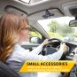 2 Packs Sunglasses Holders for Car Visor - Magnetic Leather Sunglasses Holder an