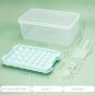 Ice Cube Tray, Upgraded Ice Cube Tray with Lid and Bin Set with Ice Bucket Inclu