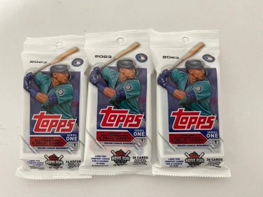 2023 Topps Baseball  Fat Pack - Contains 3 Fat Packs
