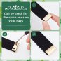 16 Sets Belt Tip with Screw, 4 Sizes Metal Side Clip Bag Buckle Zipper Webbing T