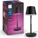 Philips Hue 1-Pack Go Portable Table Lamp for Indoor & Outdoor Use, White and Co