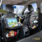 Car Backseat Organizer with Tablet Holder,9 Storage Pockets PU Leather Foldable