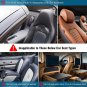 Car Backseat Organizer with Tablet Holder,9 Storage Pockets PU Leather Foldable