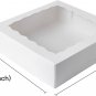ONE MORE [15Pcs] 12Inch White Bakery Boxes, 12X12X2.5Inch Large Pie Boxes with P