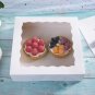 ONE MORE [15Pcs] 12Inch White Bakery Boxes, 12X12X2.5Inch Large Pie Boxes with P