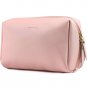 Large Vegan Leather Makeup Bag Zipper Pouch Travel Cosmetic Organizer for Women