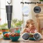 Fly Fan for Tables, Rechargeable Fly Repellent Fan, Keep Files Away for Indoor/O