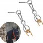 2Pcs Horse Tie Ring Tie Ring for Horses Stainless Steel Safe Horse Tack and Supp