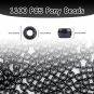 Pony Beads 1100 Pcs, Beads for Jewelry Making, Beads for Bracelets Making, Hair