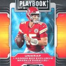 2021 Panini PLAYBOOK Football Factory Sealed 30 Card HANGER Box with (5) EXCLUSI