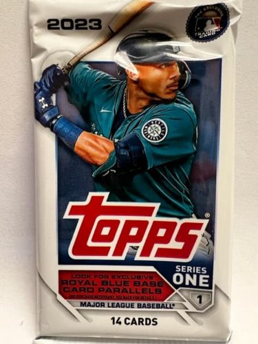 2023  Series 1 Baseball Blaster Box Value Pack - 1 Pack - 14 Trading Cards insid