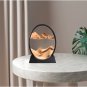 3D Moving Sand Art Picture Decor, Deep Sea Sandscape Liquid Motion, round Glass,