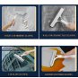 Double Sided Water Jet Shower Squeegee, Mirror Wiper, Simple Window Spray Brush,